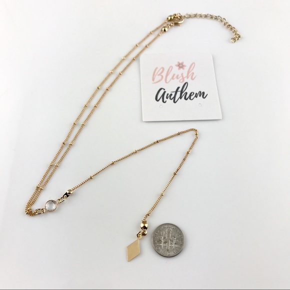 3 for $25⚡️micro bead crystal tassel necklace - Picture 3 of 8